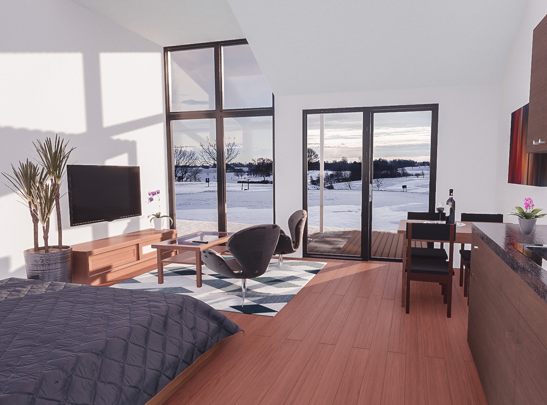 3d-visualisering Paus Café Luleå hemsida